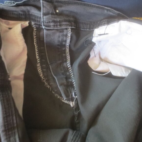 Super Skinny Black Caterpillar Jeans by Brothers Jeans - Size 34 x 30 Men's. - Picture 13 of 14